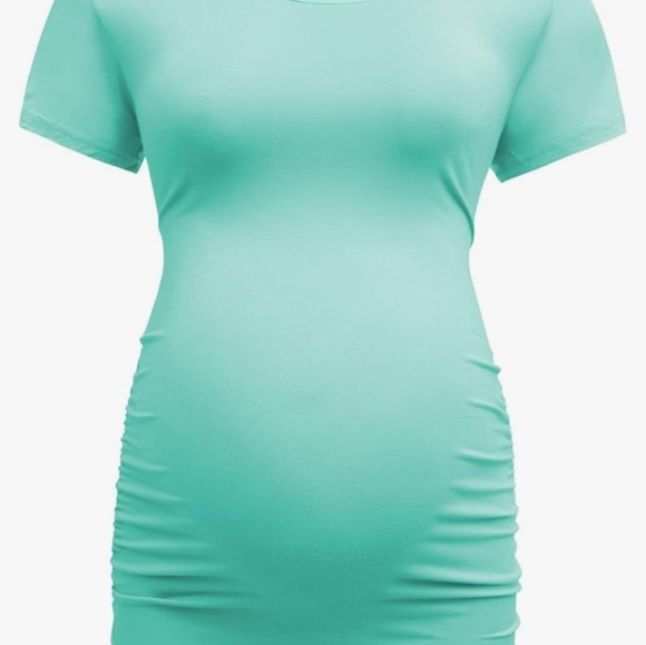 Maternity 3 pack XL Ruched Tee Shirt Bearsland - Picture 4 of 5